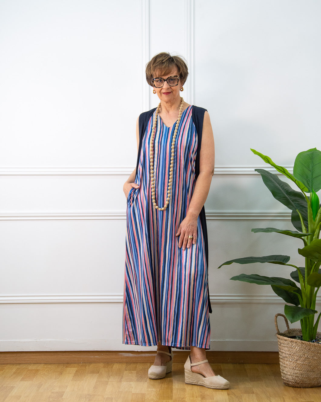 VESTIDO ALLEGRA AZUL MARINO