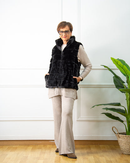 CHALECO ANDREA NEGRO