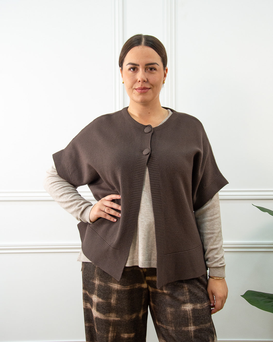 CHAQUETA DEMI MARRÓN