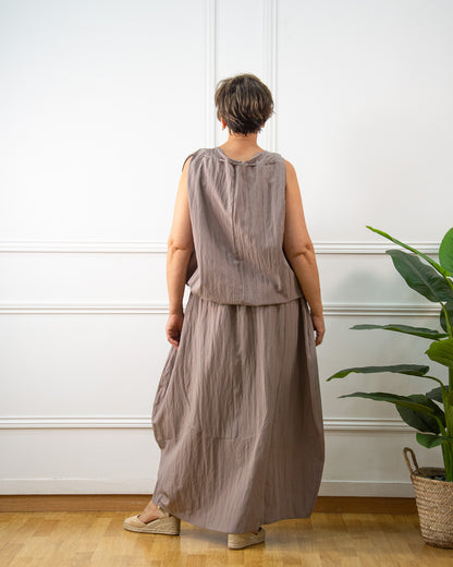 CONJUNTO ASIMÉTRICO TAUPE