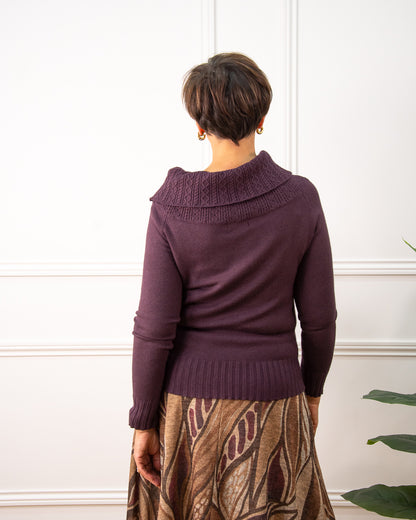 JERSEY BANDÓ BERENJENA