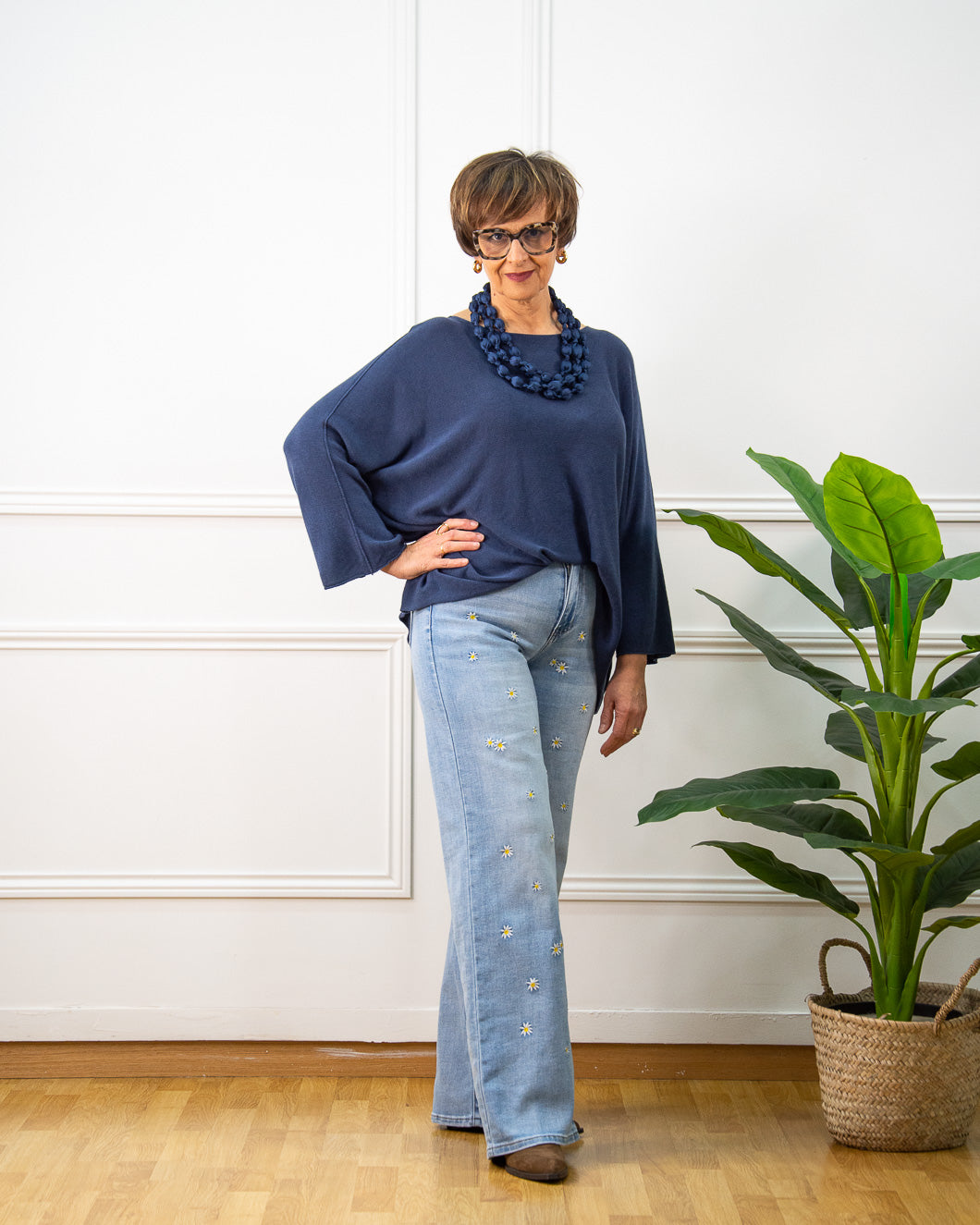 JERSEY FIONA AZUL MARINO