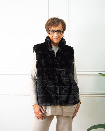 CHALECO ANDREA NEGRO