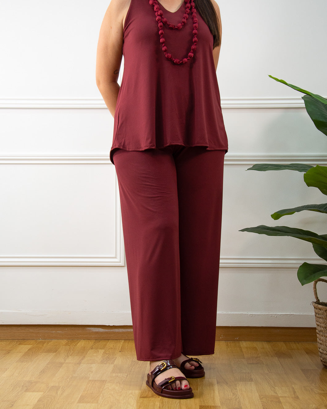 PANTALÓN LOLA GRANDE BURDEOS