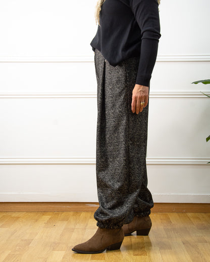 BOMBACHO CUADROS NEGRO