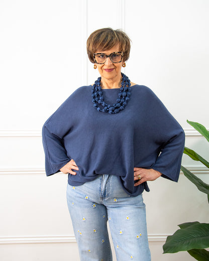 JERSEY FIONA AZUL MARINO