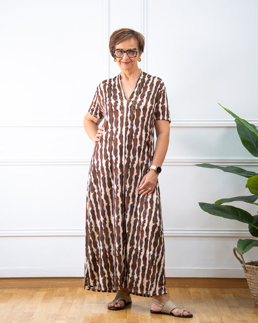VESTIDO AMELIA MARRÓN