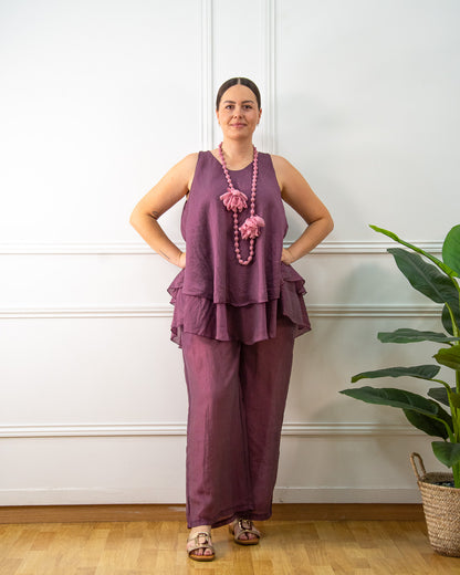 CONJUNTO AMALFI CIRUELA