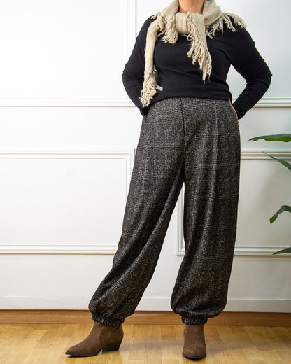 BOMBACHO CUADROS NEGRO