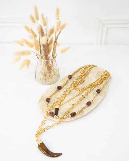 COLLAR MAXI CUERNO