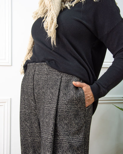 BOMBACHO CUADROS NEGRO