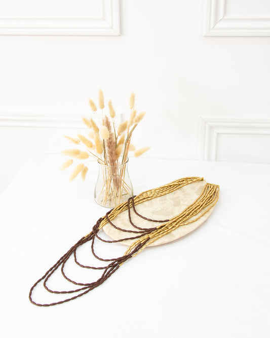 COLLAR KENIA MARRÓN