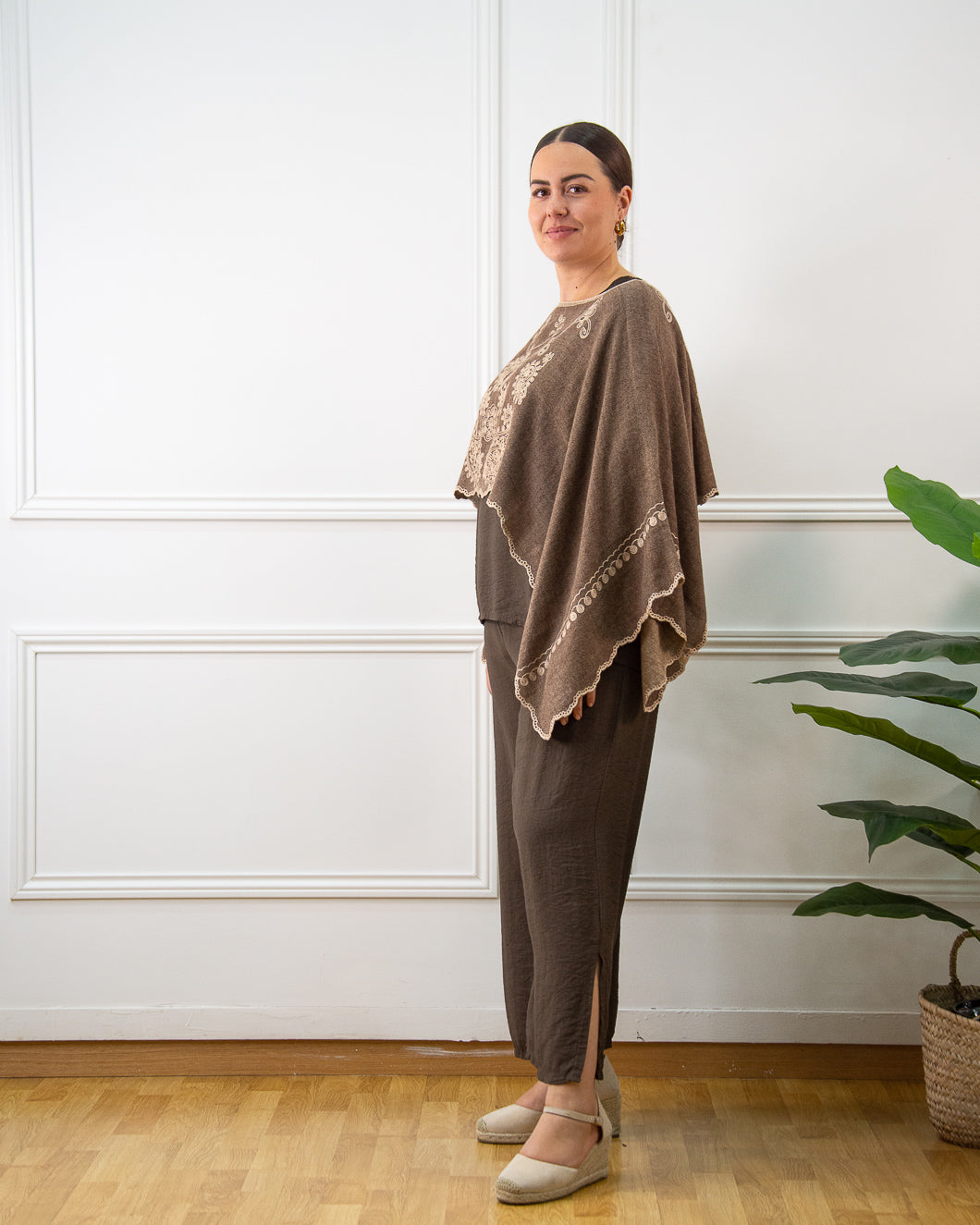 PONCHO MINI CACHEMIRE