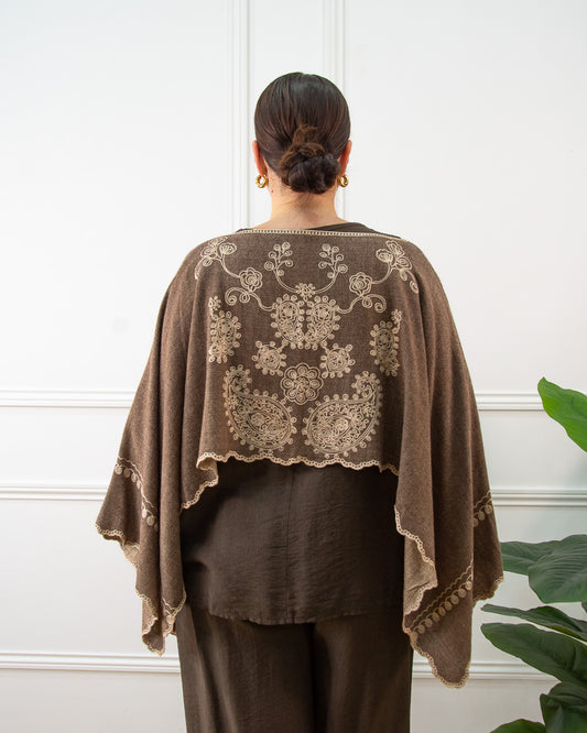 PONCHO MINI CACHEMIRE