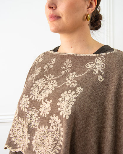 PONCHO MINI CACHEMIRE