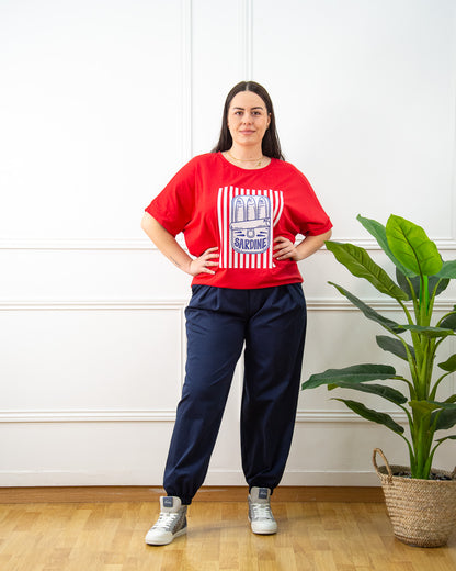 CAMISETA LATA ROJO