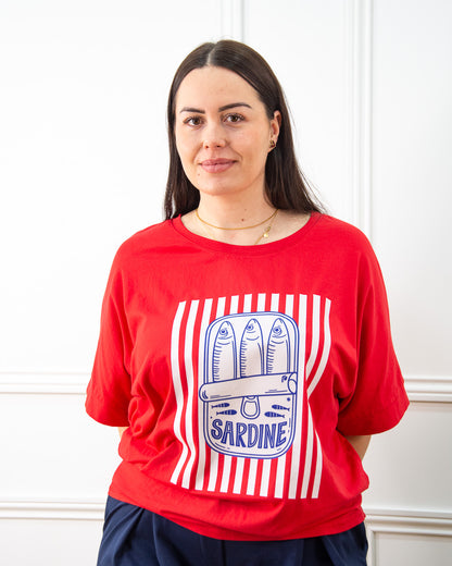 CAMISETA LATA ROJO