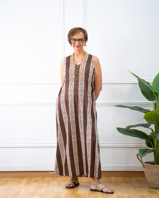 VESTIDO SOFÍA MARRÓN