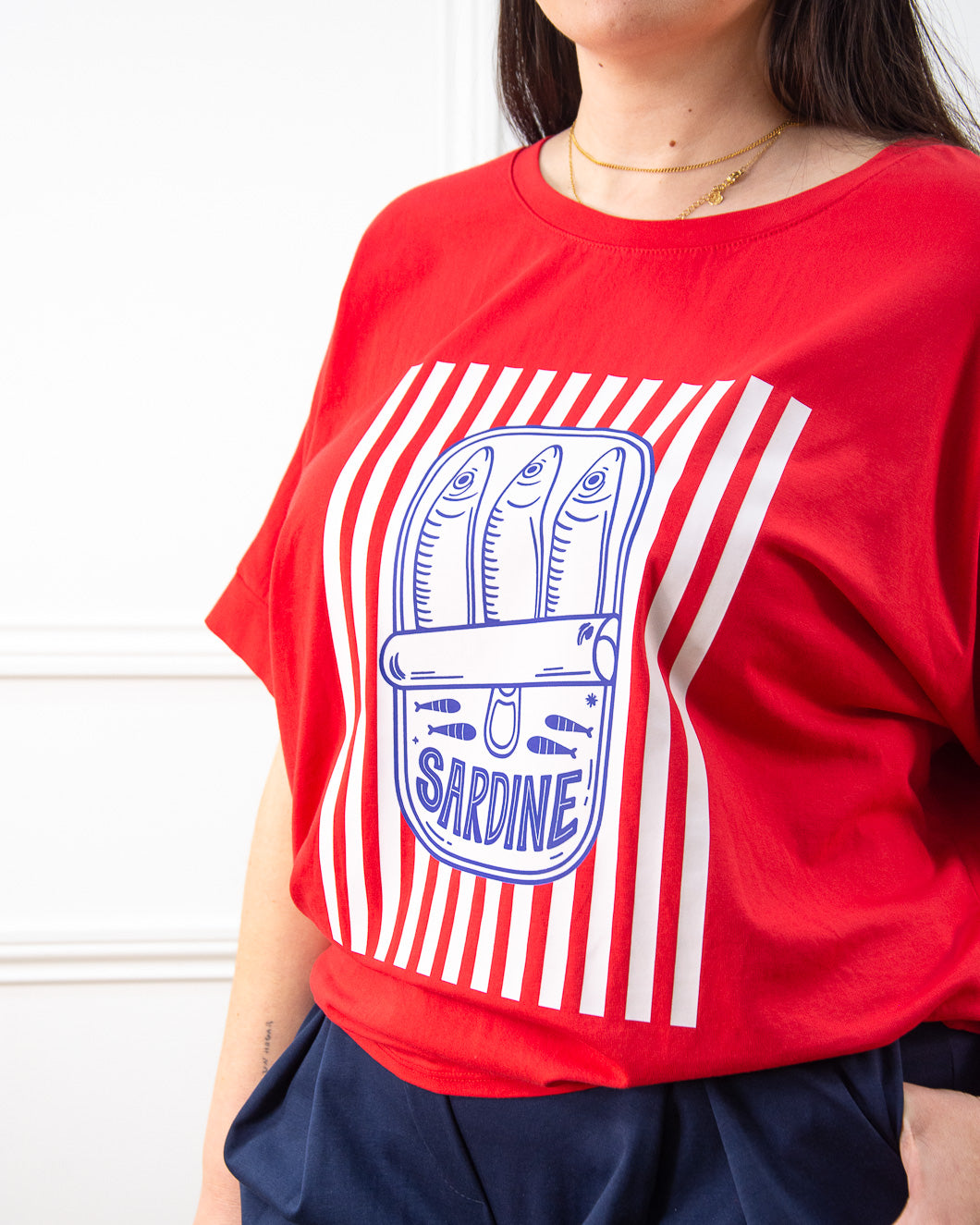 CAMISETA LATA ROJO