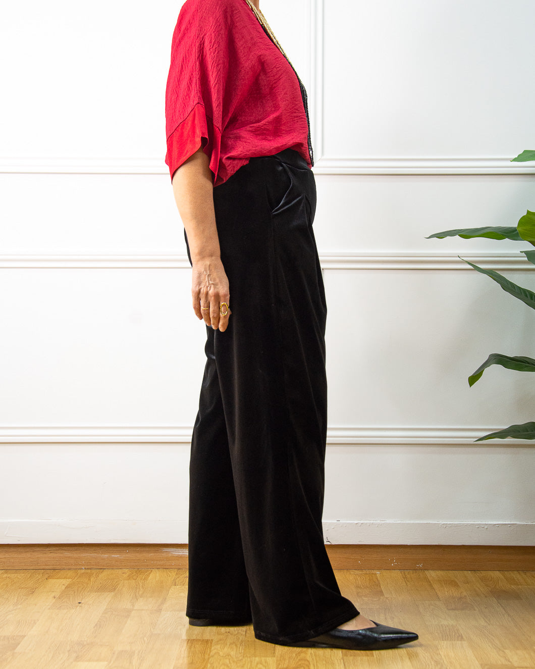 PANTALÓN TERCIOPELO NEGRO