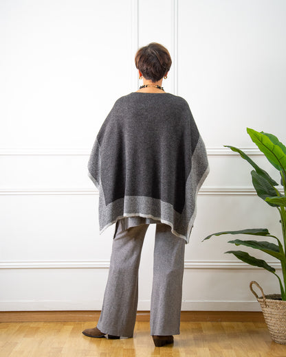 PONCHO NURIA GRIS