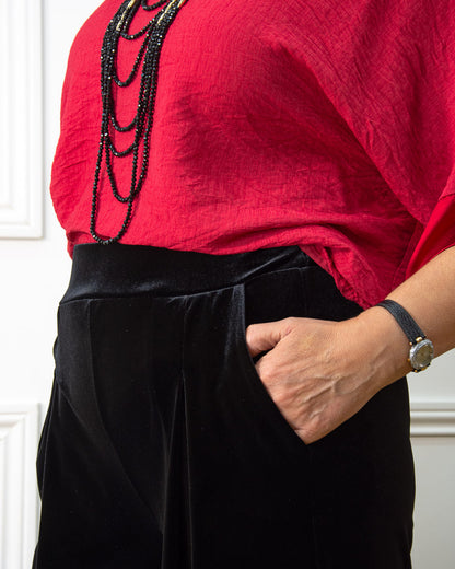 PANTALÓN TERCIOPELO NEGRO
