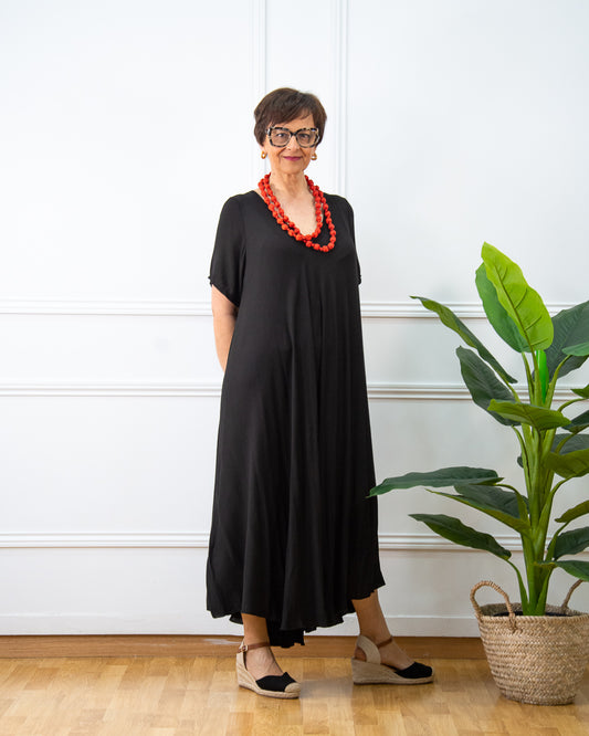 VESTIDO AVA NEGRO