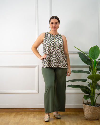 BLUSA COLMENA VERDE