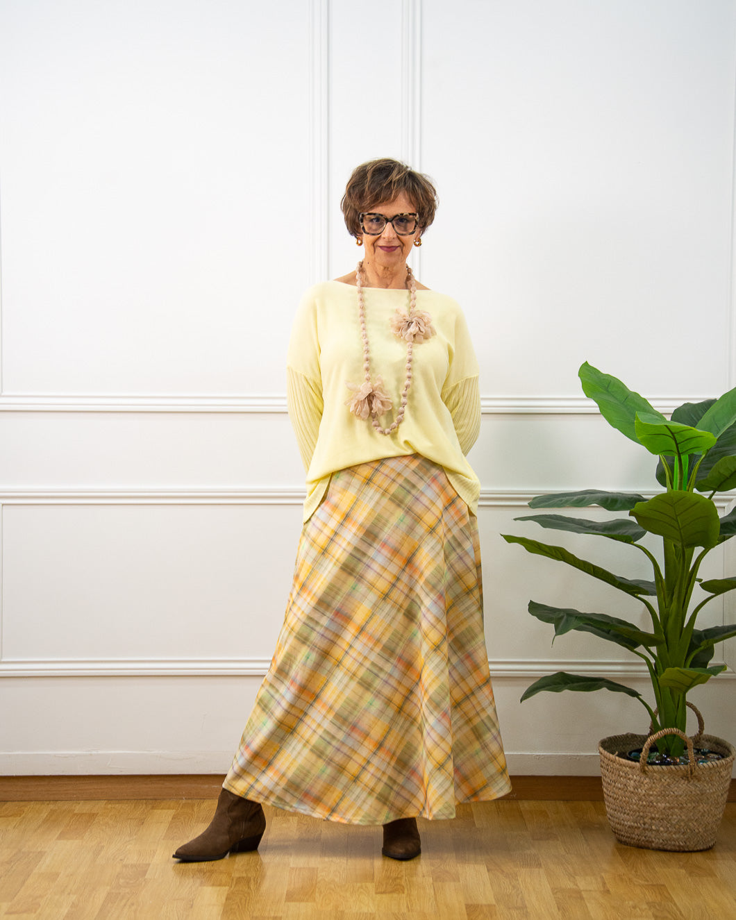 FALDA SIENNA AMARILLO