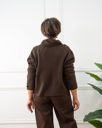 CHAQUETA ALMA MARRÓN