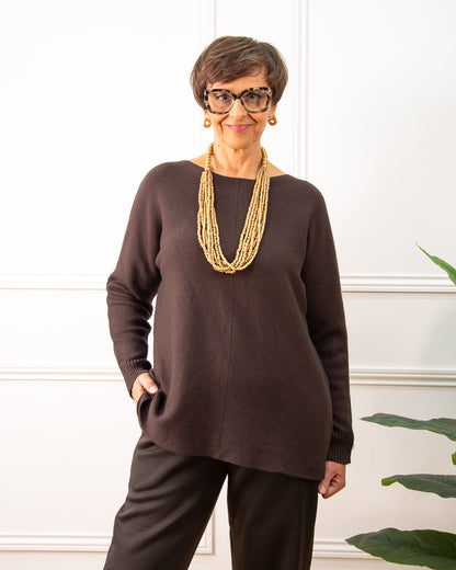 JERSEY BÁRBARA MARRÓN