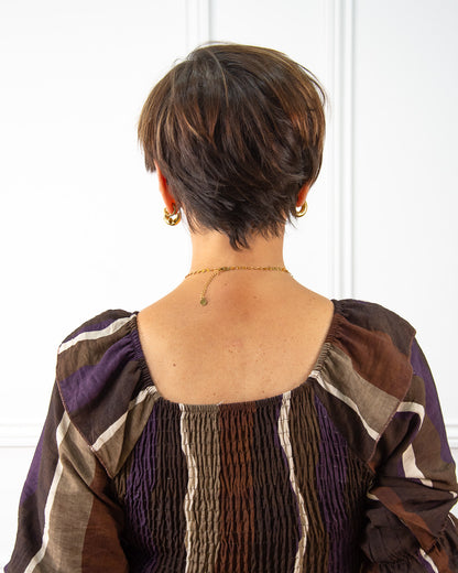 VESTIDO CAROLA MARRÓN