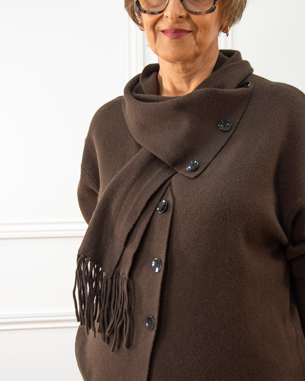 CHAQUETA ALMA MARRÓN
