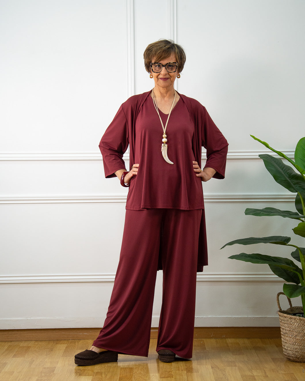 BLUSA LOLA GRANATE