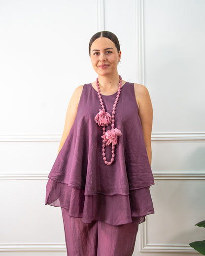 CONJUNTO AMALFI CIRUELA
