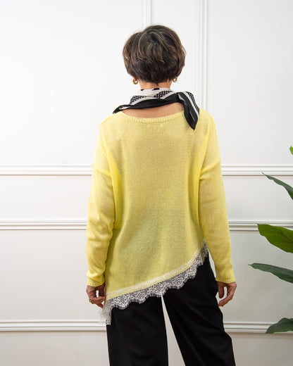 JERSEY ENCAJE AMARILLO