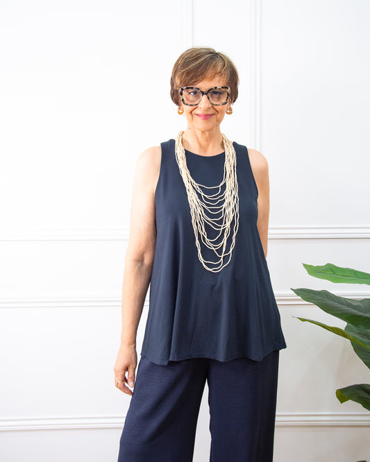 BLUSA LOLA AZUL MARINO