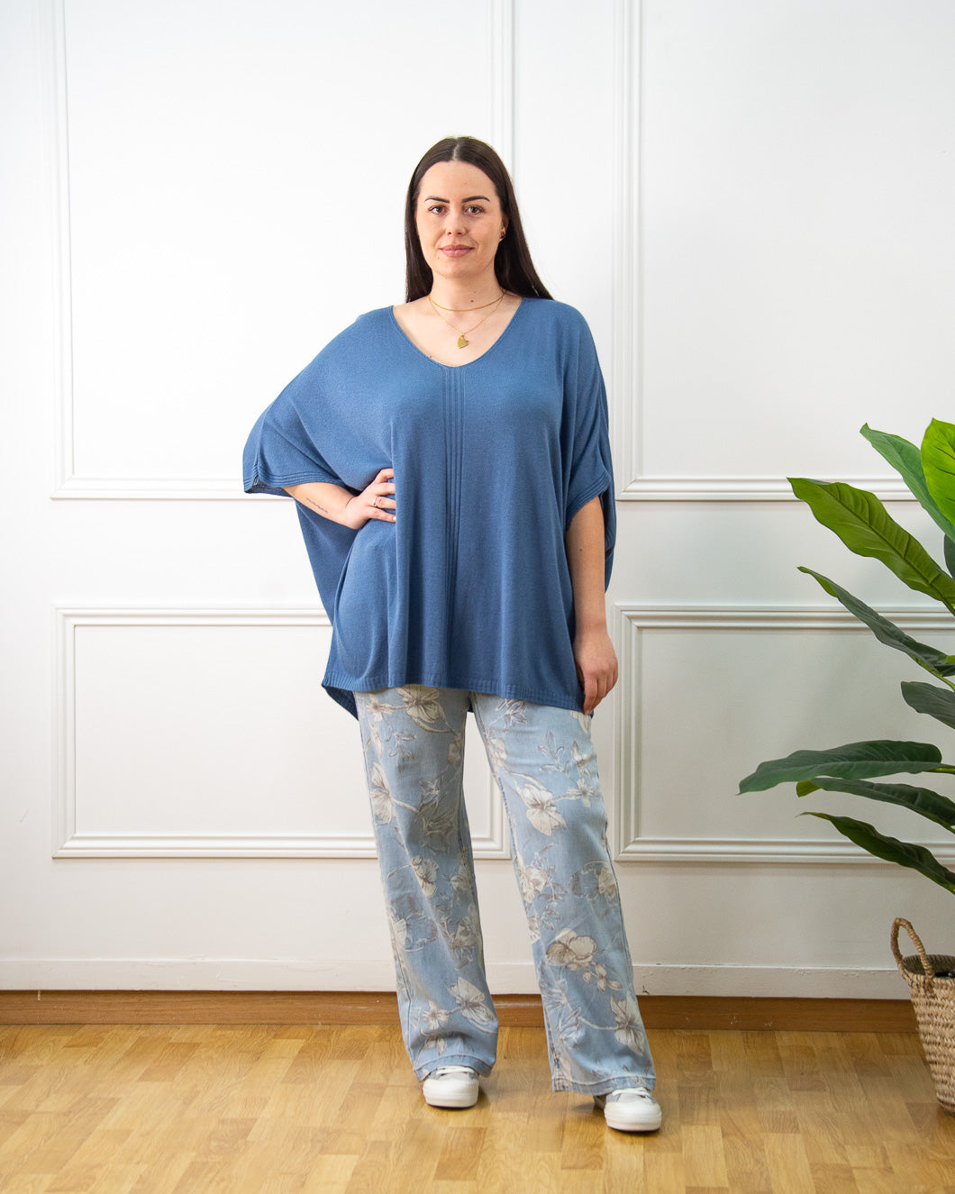 JERSEY PONCHO AZUL VAQUERO