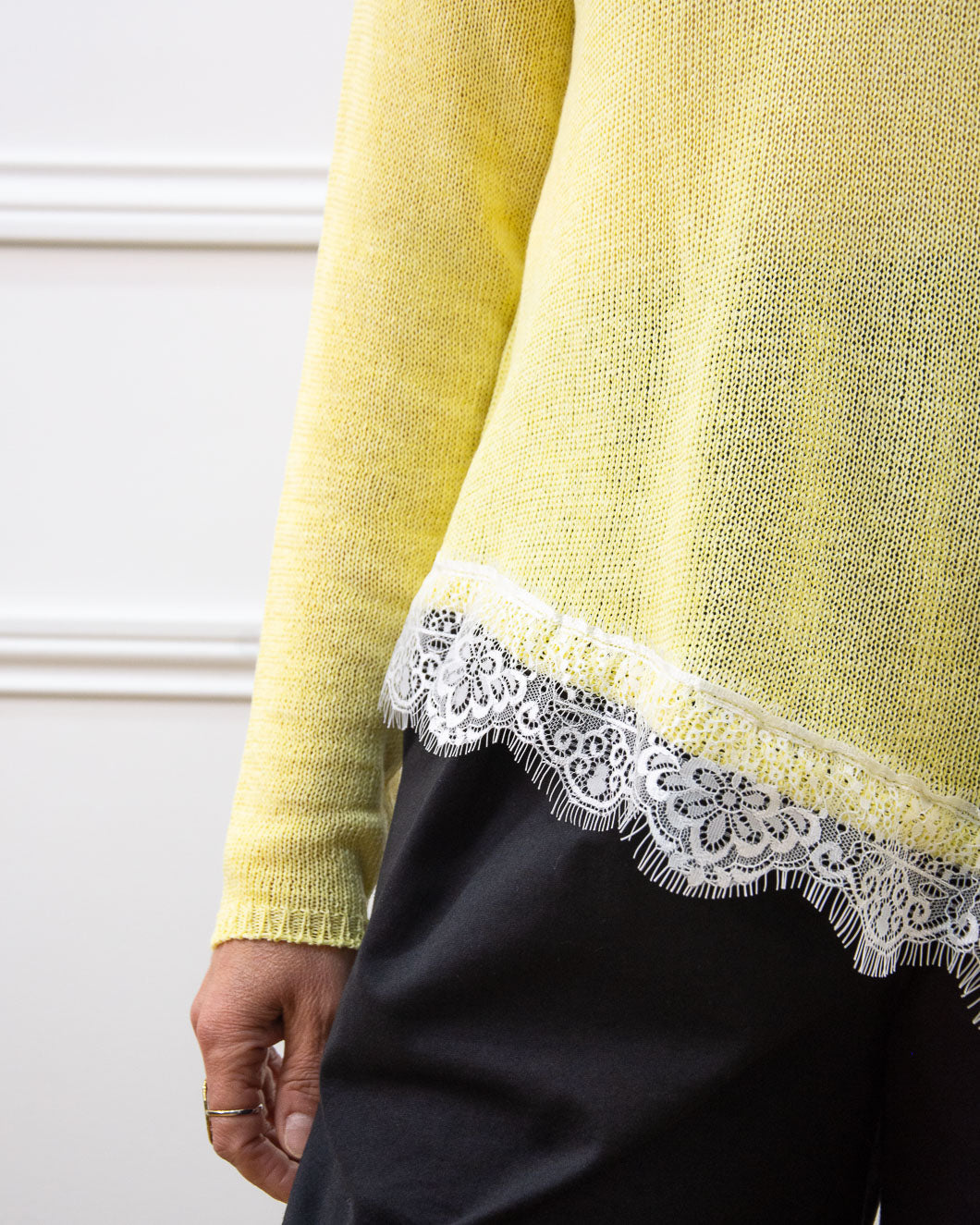 JERSEY ENCAJE AMARILLO