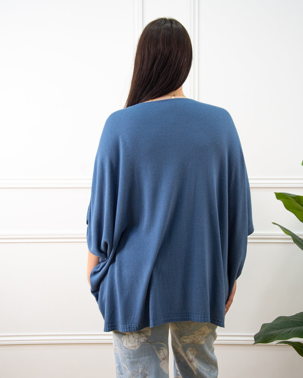 JERSEY PONCHO AZUL VAQUERO
