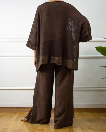 PANTALÓN BAMBULA MARRÓN