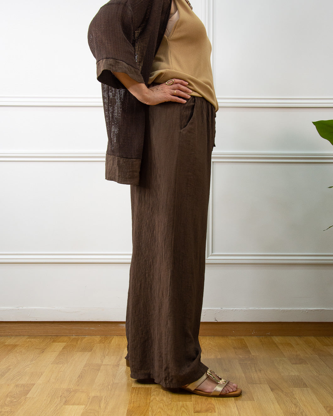 PANTALÓN BAMBULA MARRÓN