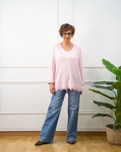 CAMISETA CATERINA ROSA