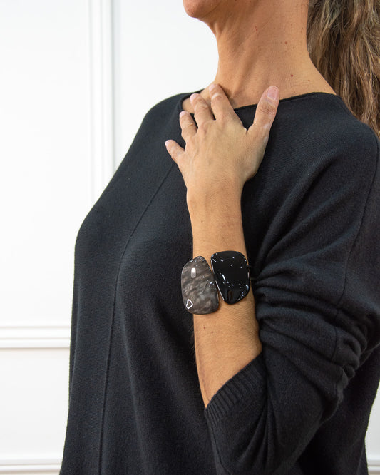 PULSERA MANHATTAN NEGRO