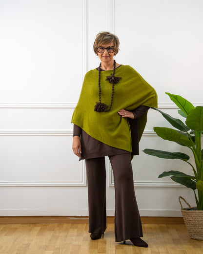 PONCHO KIKA VERDE
