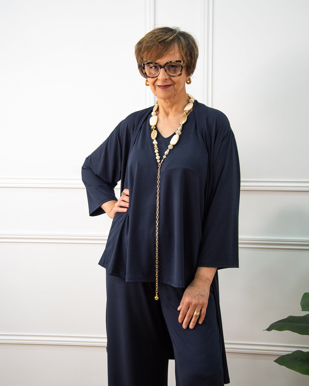 BLUSA LOLA AZUL MARINO