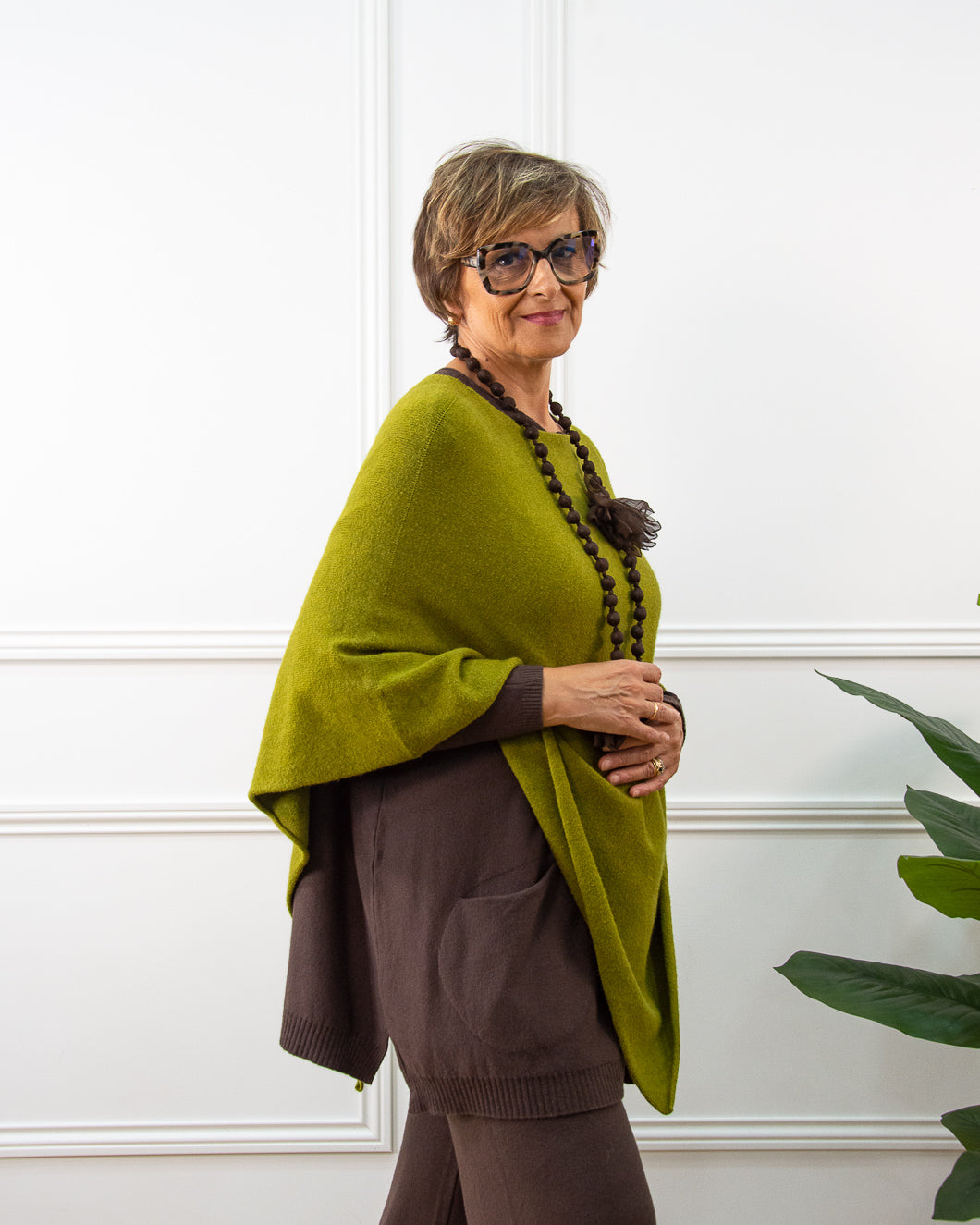 PONCHO KIKA VERDE