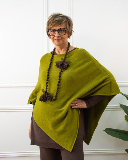 PONCHO KIKA VERDE