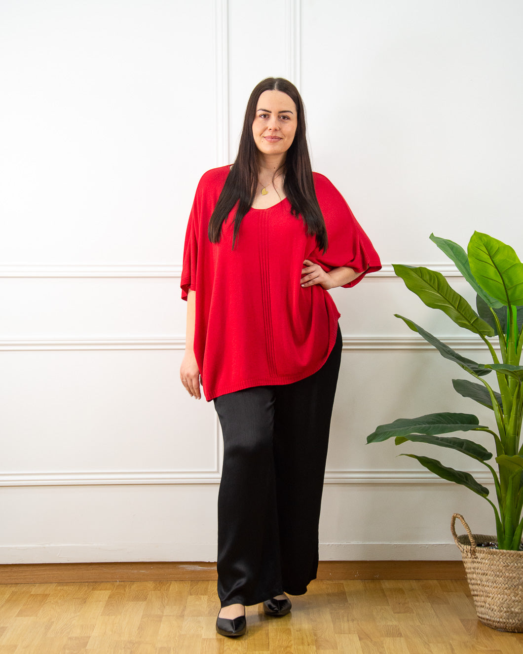 JERSEY PONCHO ROJO