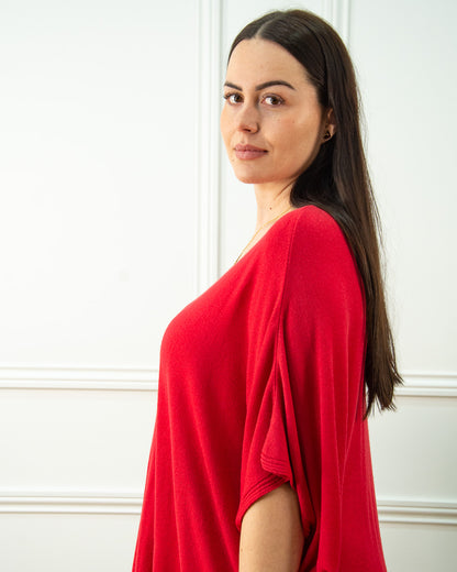 JERSEY PONCHO ROJO